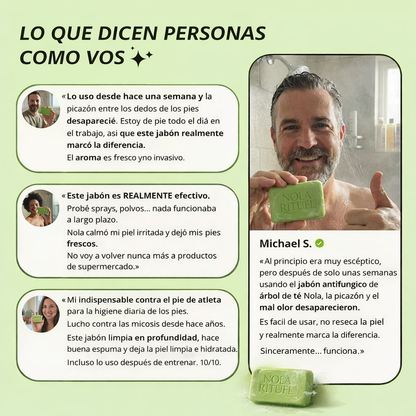 Jabón purificante antifúngico Nola®