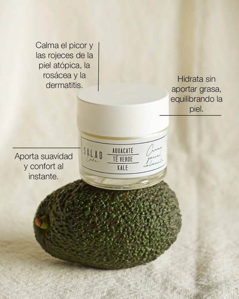 SALAD CODE® | Crema facial hidratante y calmante 50 ml.